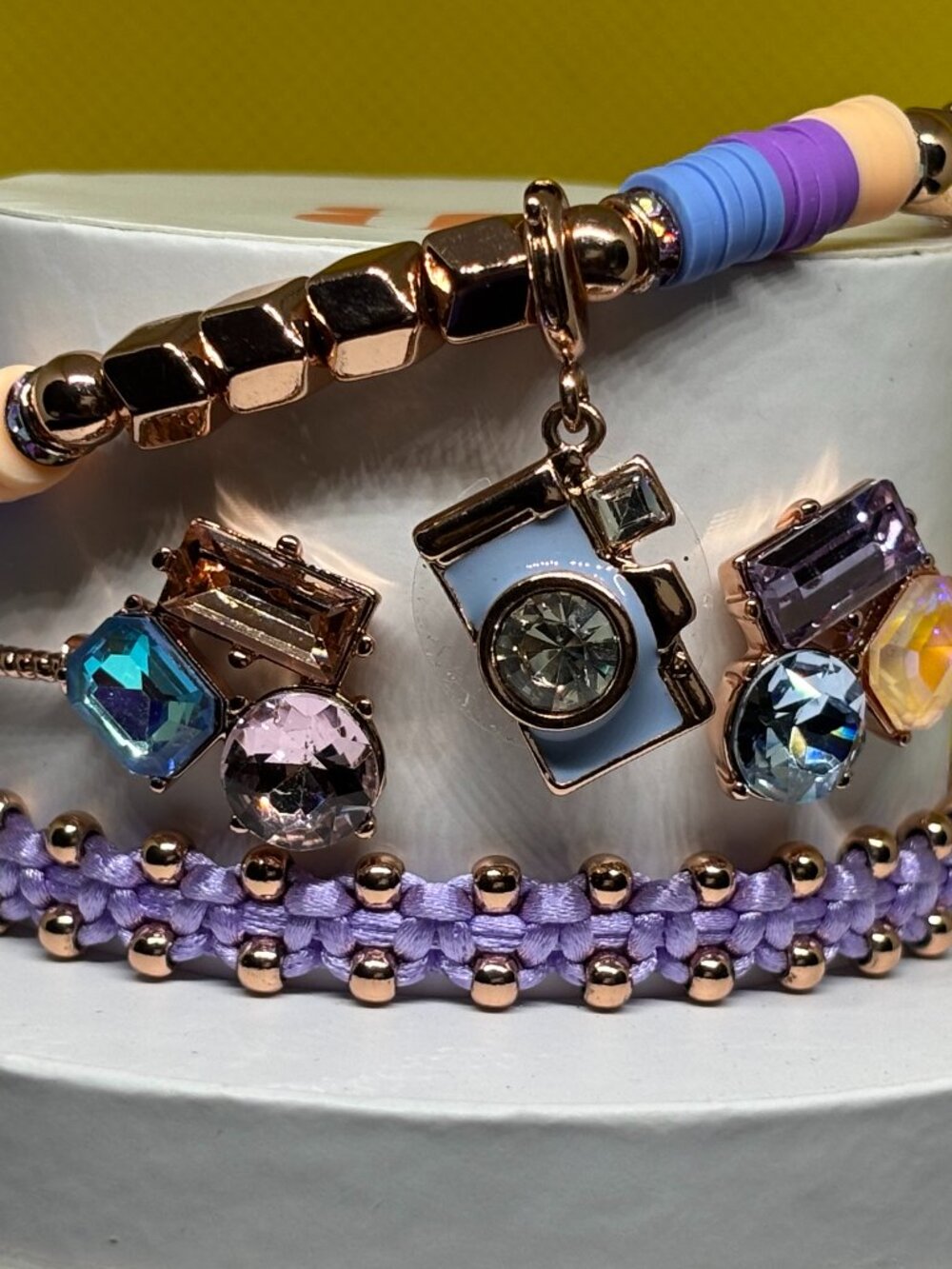 Bomb Party "Snap a Picture, It'll Last Longer" 3 Bracelet Stacks Set RBP6033